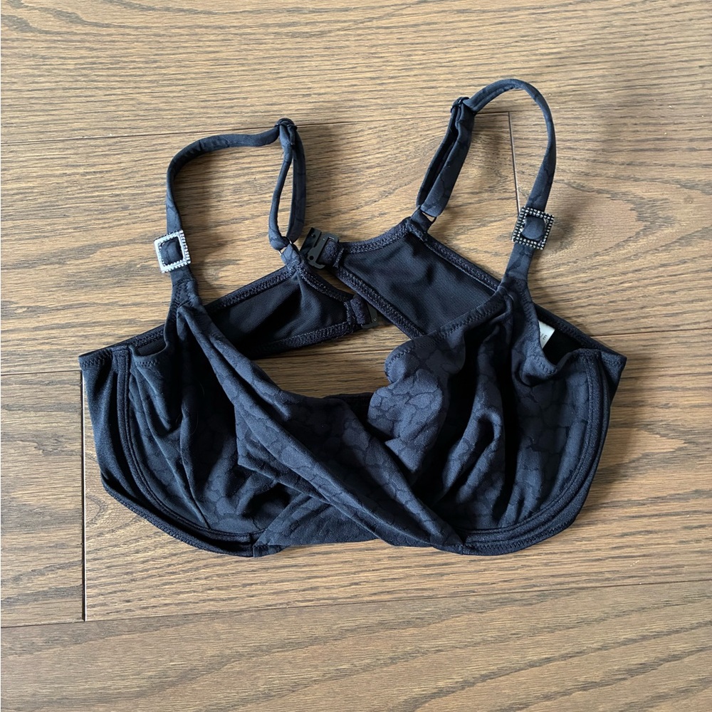 Black Bikini with Adjustable Straps and Underwire Support